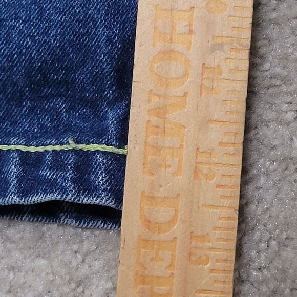 Unbranded Jean Shorts Mens 32 (30) Embroidered Jorts Skater Hip Hop  Jnco Style - Picture 6 of 14